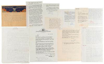 Lot #661 Harry Ruby Archive of (10) Typed Letters