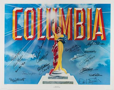 Lot #810 Columbia Pictures Stars Signed Print - Image 1