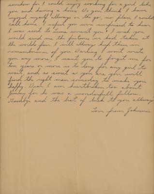 Lot #195 John Dillinger Autograph Letter Signed - Image 4