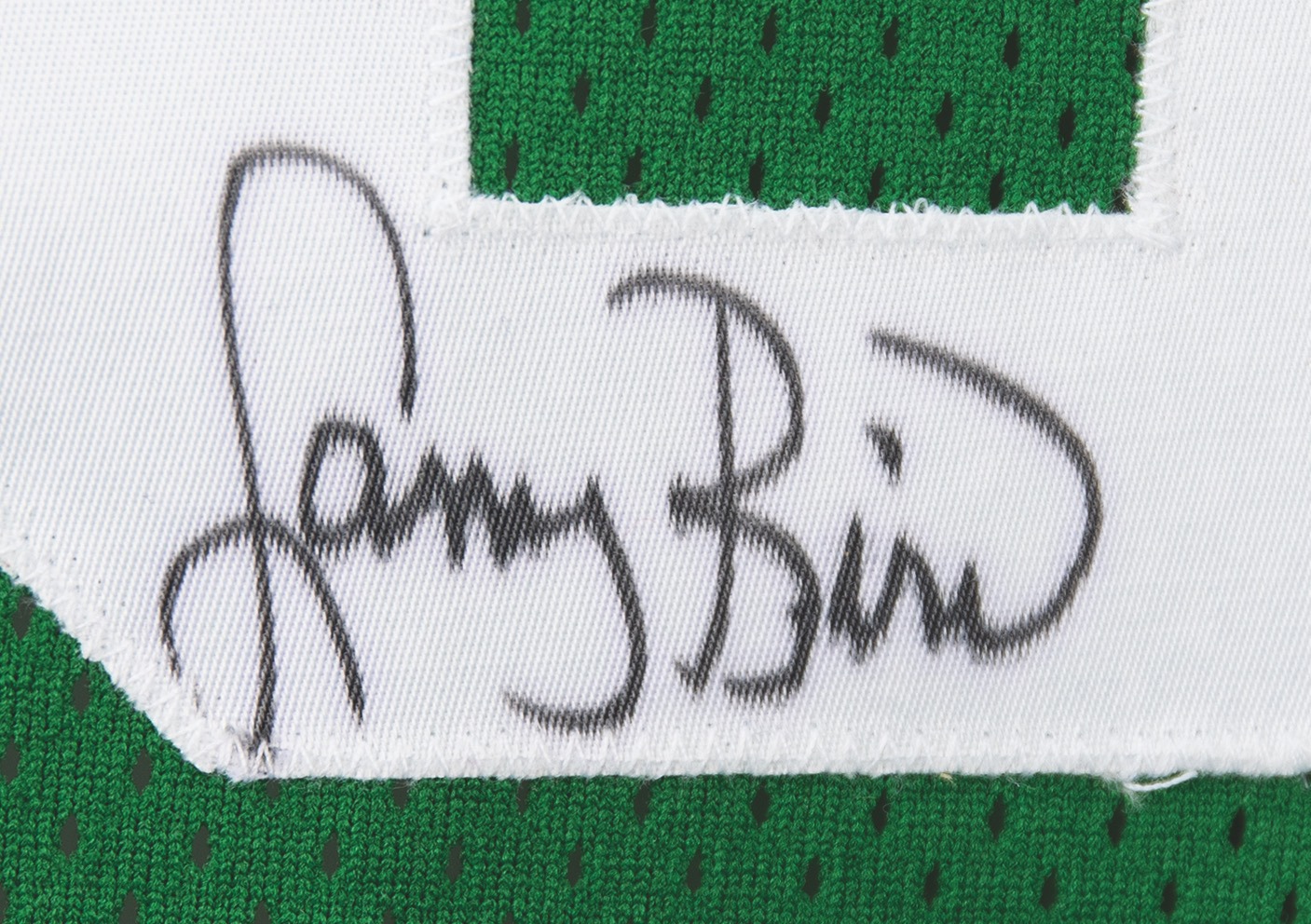 Lot #916 Larry Bird Signed Jersey - Image 3