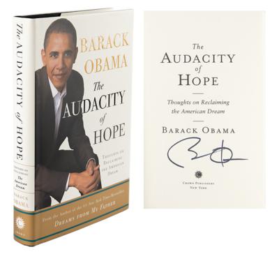 Lot #82 Barack Obama Signed Book - Image 1