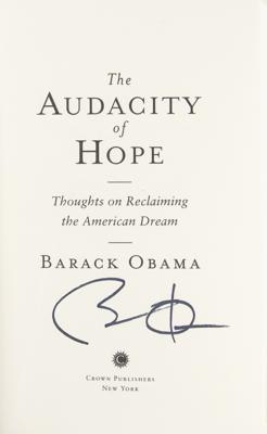 Lot #82 Barack Obama Signed Book - Image 2