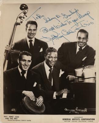Lot #631 Nat King Cole Signed Photograph