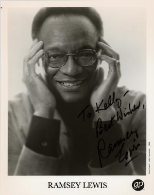 Lot #653 Ramsey Lewis Signed Photograph - Image 1