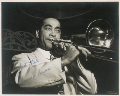 Lot #627 Lawrence Brown Signed Photograph