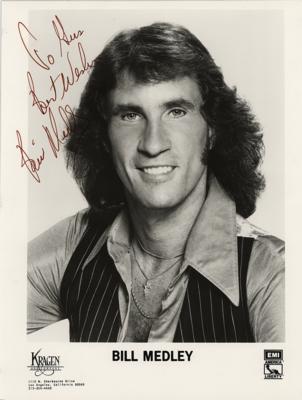 Lot #747 Righteous Brothers: Bill Medley Signed Photograph - Image 1