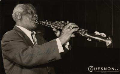 Lot #623 Sidney Bechet Signed Photograph - Image 1