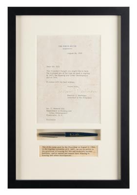 Lot #22 Lyndon B. Johnson Bill Signing Pen - Image 1