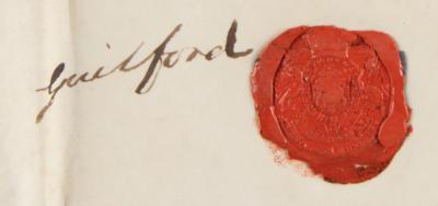 Lot #263 Frederick North, Lord North Document Signed - Image 3