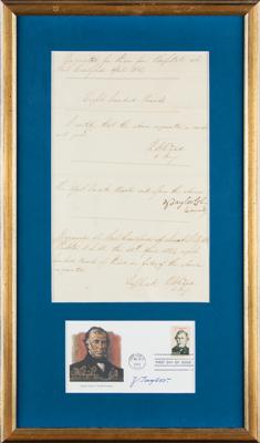 Lot #10 Zachary Taylor Document Signed - Image 2