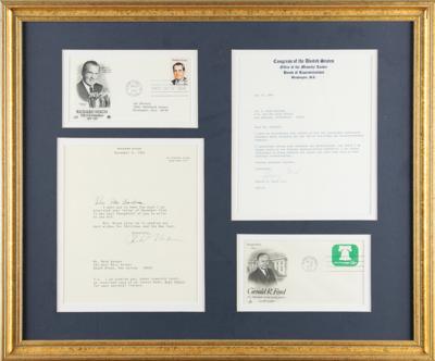 Lot #78 Richard Nixon and Gerald Ford Typed