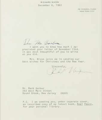 Lot #78 Richard Nixon and Gerald Ford Typed Letters Signed - Image 2