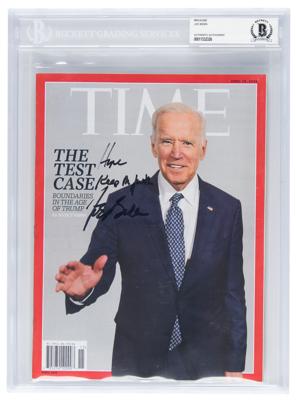 Lot #30 Joe Biden Signed Magazine