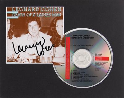 Lot #701 Leonard Cohen Signed CD Booklet - Image 1