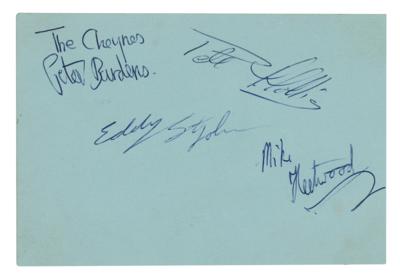 Lot #707 Mick Fleetwood and The Cheynes Signatures - Image 1