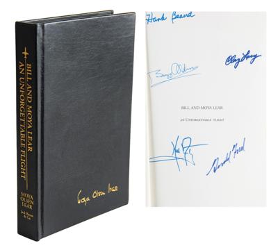 Lot #343 Neil Armstrong and Buzz Aldrin Signed