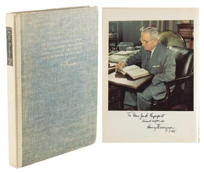 Lot #95 Harry S. Truman Signed Book - Image 1