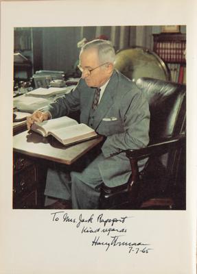 Lot #95 Harry S. Truman Signed Book - Image 2