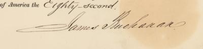 Lot #33 James Buchanan Document Signed as President - Image 2
