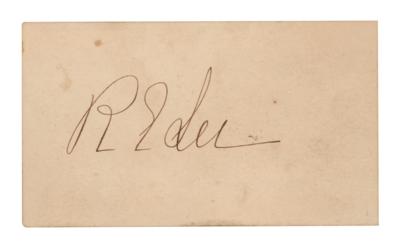 Lot #309 Robert E. Lee Signature