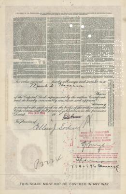 Lot #383 Childe Hassam Document Signed - Image 2