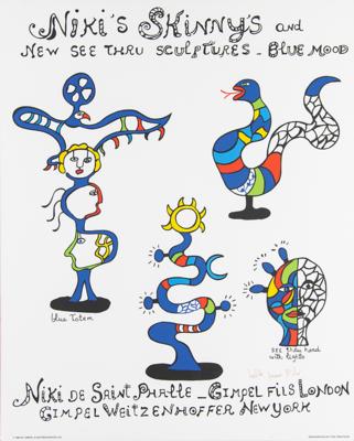 Lot #390 Niki de Saint Phalle Signed Exhibition Poster - Image 1