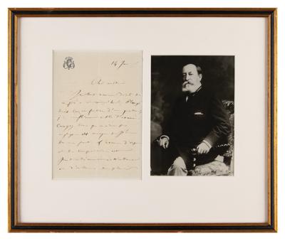 Lot #618 Camille Saint-Saëns Autograph Letter Signed - Image 1