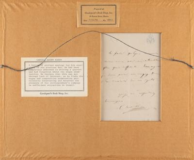 Lot #618 Camille Saint-Saëns Autograph Letter Signed - Image 4