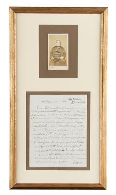 Lot #555 Gioachino Rossini Autograph Letter Signed - Image 1
