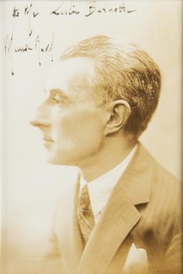 Lot #554 Maurice Ravel Signed Photograph - Image 2