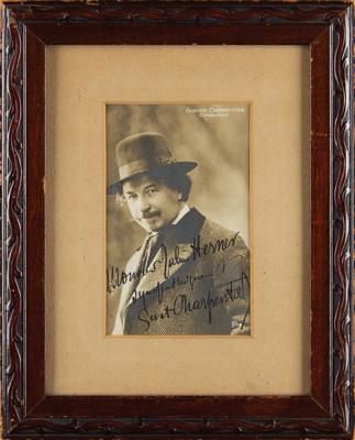 Lot #594 Gustave Charpentier Signed Photograph - Image 2