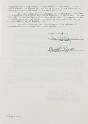 Lot #896 Elizabeth Taylor Document Signed - Image 3