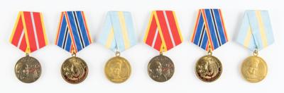 Lot #355 Yuri Gagarin (6) Commemorative Medals