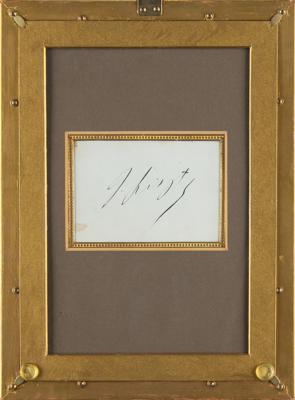 Lot #548 Franz Liszt Autograph Note Signed - Image 3