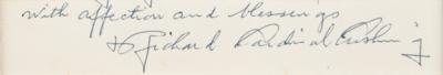 Lot #226 Richard Cardinal Cushing Signature - Image 2