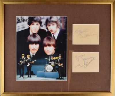 Lot #562 Beatles Signatures - Image 1