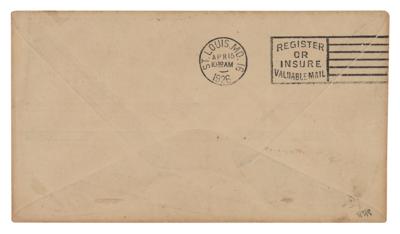 Lot #334 Charles Lindbergh Signed 1926 Airmail Cover - Image 2