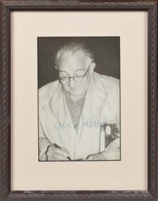 Lot #841 Fritz Lang Signed Photograph - Image 1