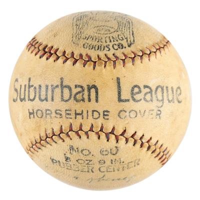 Lot #904 Babe Ruth and Lou Gehrig Signed Baseball - Image 4
