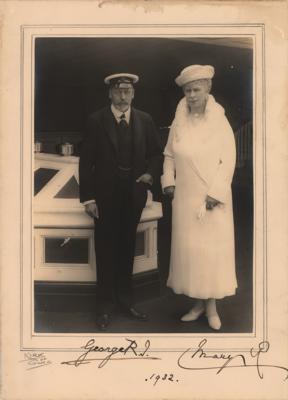 Lot #247 King George V and Mary of Teck Signed Photograph - Image 1