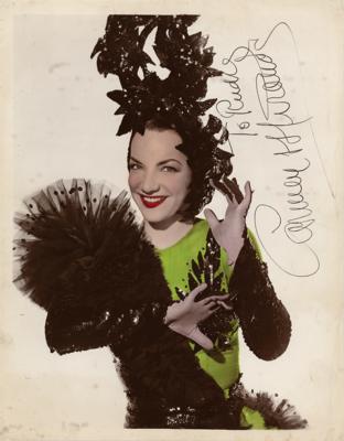 Lot #853 Carmen Miranda Signed Photograph - Image 1