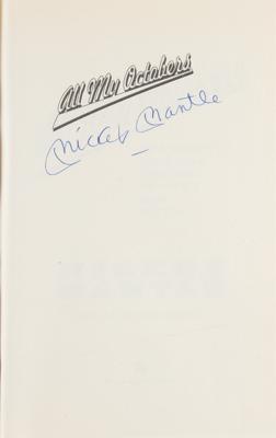 Lot #937 Mickey Mantle and Willie Mays (2) Signed Books - Image 2