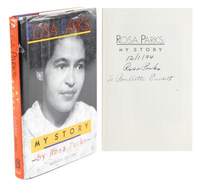 Lot #266 Rosa Parks Signed Book