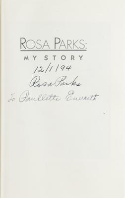 Lot #266 Rosa Parks Signed Book - Image 2