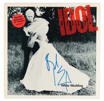 Lot #714 Billy Idol Signed Album