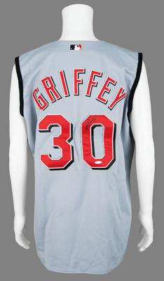 Lot #929 Ken Griffey, Jr. Signed Baseball Jersey - Image 1