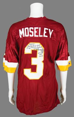 Lot #938 Mark Moseley Signed Football Jersey - Image 1