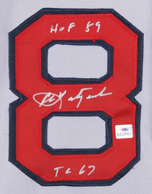 Lot #951 Carl Yastrzemski Signed Baseball Jersey - Image 2