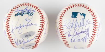 Lot #918 Boston Red Sox: 1975 (2) Signed Baseballs - Image 3