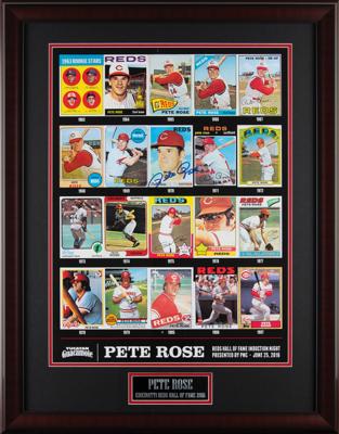 Lot #944 Pete Rose Signed Poster - Image 1